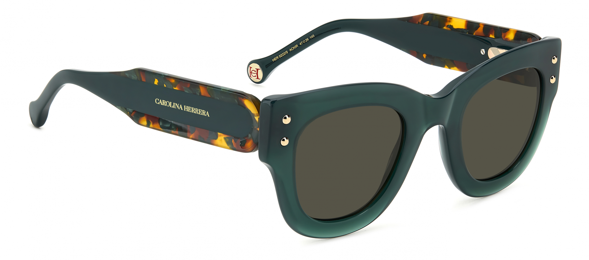 Солнцезащитные очки CAROLINA HERRERA  HER 0222/S ACK  47-26-145 